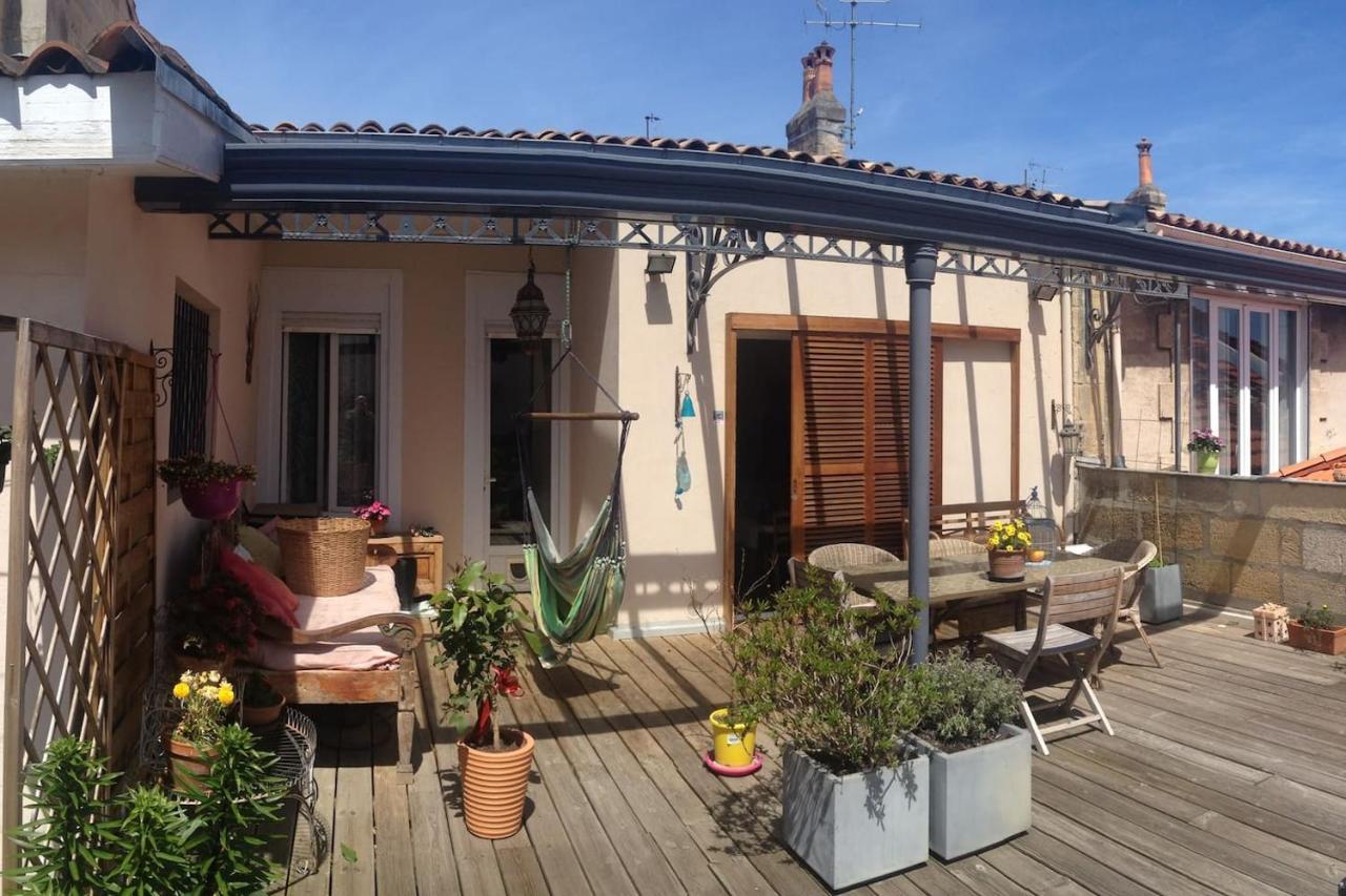 Calme , Proche Du Centre, Grande Terrasse, Petit Dejeuner 波尔多 外观 照片